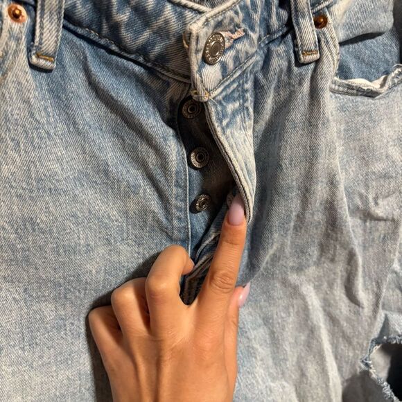 Abercrombie & Fitch “The Dad” High Rise Jeans | Curve Love | Size 6 (28R) - Picture 5 of 7